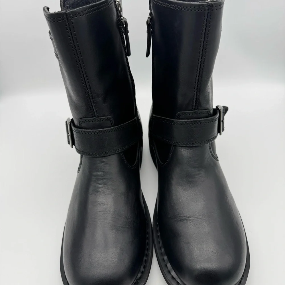 Harley-Davidson Women's 10 Barlyn 6-Inch Engineer Black Motorcycle Boots, D84721 - Picture 3 of 13